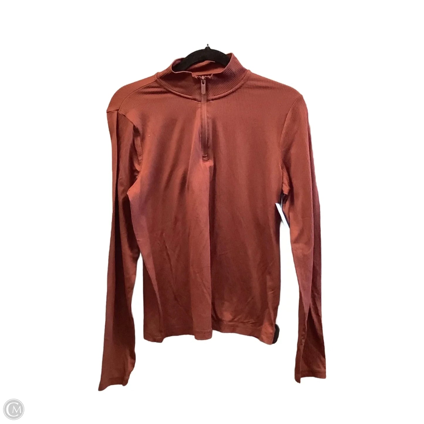 Athletic Top Long Sleeve Collar By Flx In Red, Size: Xl