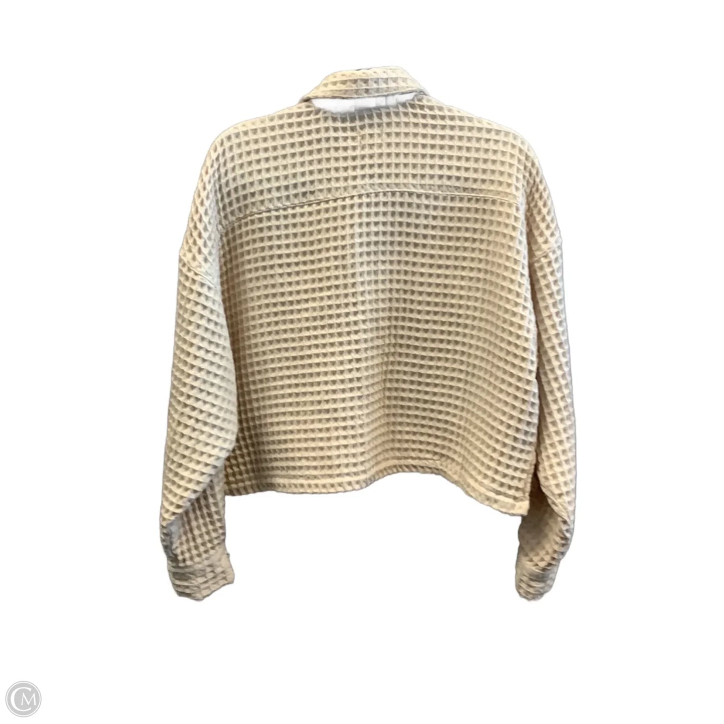Top Long Sleeve By Bdg In Tan, Size: Xs