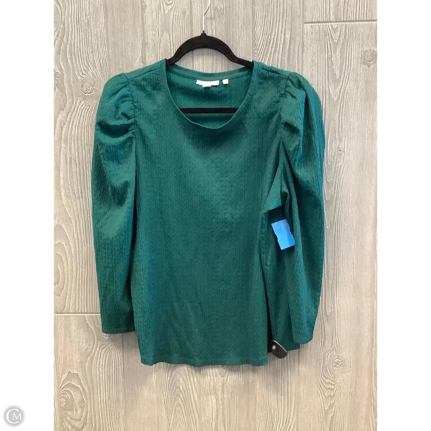 Top Long Sleeve By Chicos In Green, Size: L
