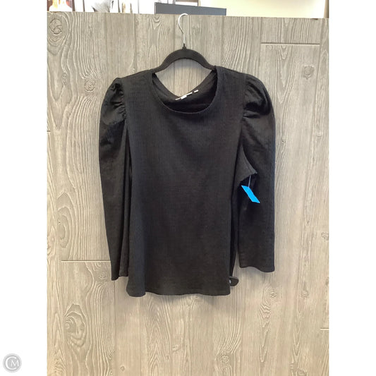 Top Long Sleeve By Chicos In Black, Size: L