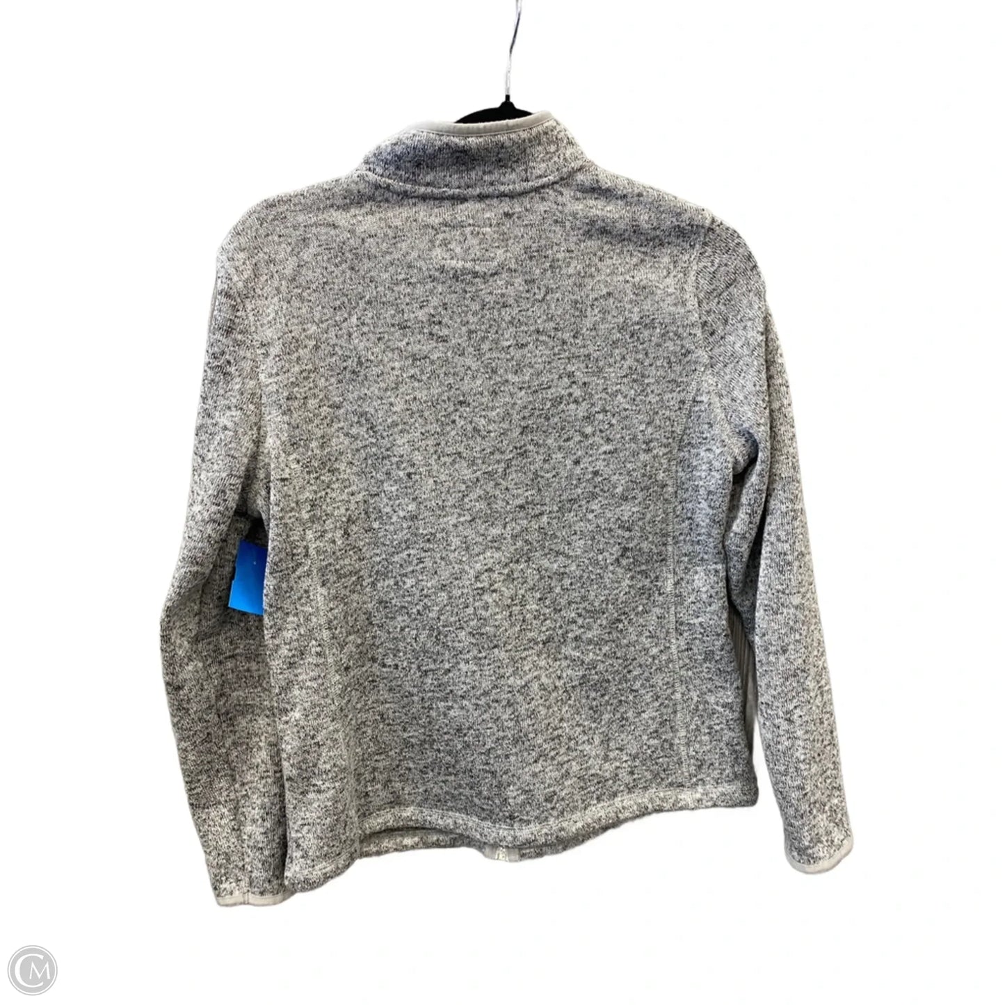 Sweatshirt Collar By Bass In Grey, Size: S