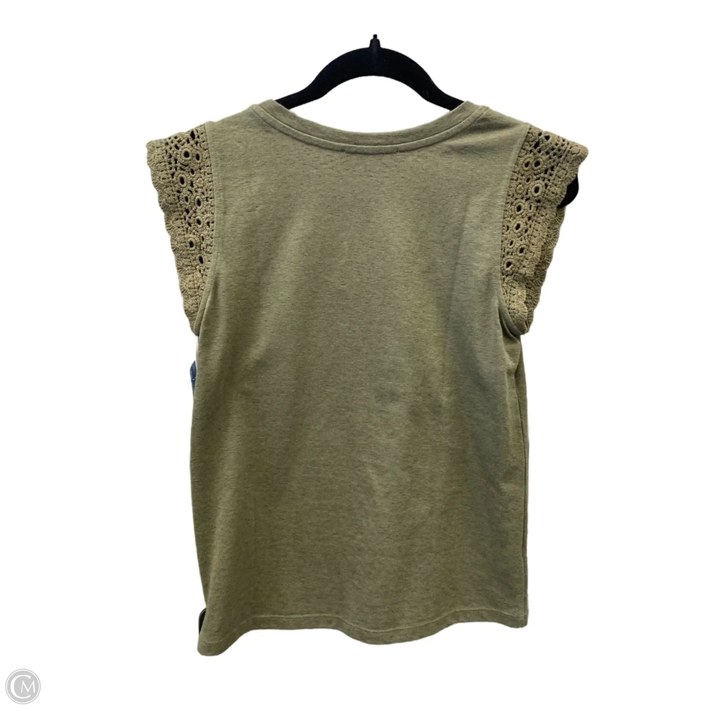 Top Short Sleeve By Loft In Green, Size: Xs