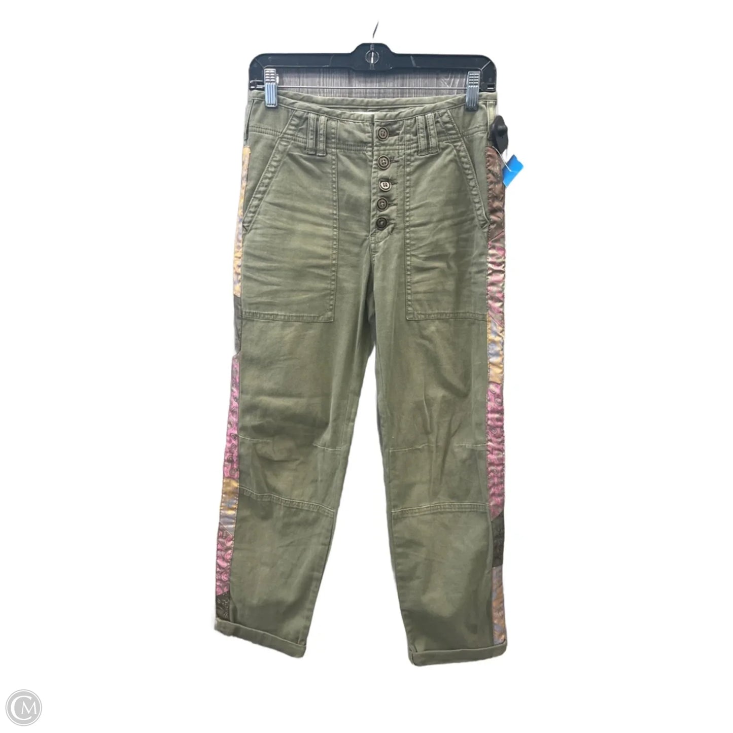Pants Cropped By Anthropologie In Green, Size: 2