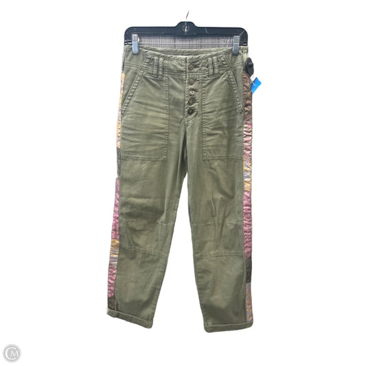 Pants Cropped By Anthropologie In Green, Size: 2