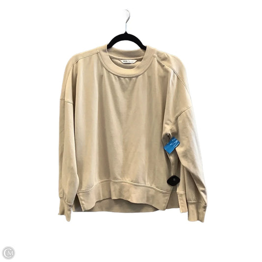Sweatshirt Crewneck By Dsg Outerwear In Tan, Size: S