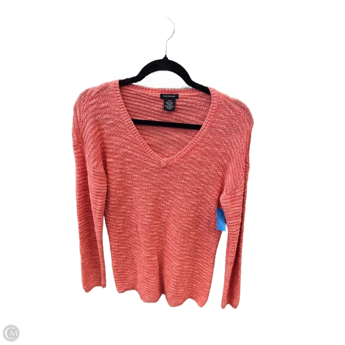 Sweater By Calvin Klein In Coral, Size: S