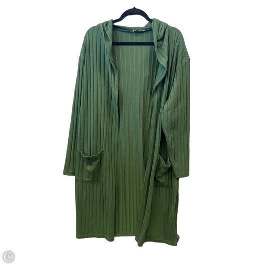 Cardigan By Clothes Mentor In Green, Size: Xl