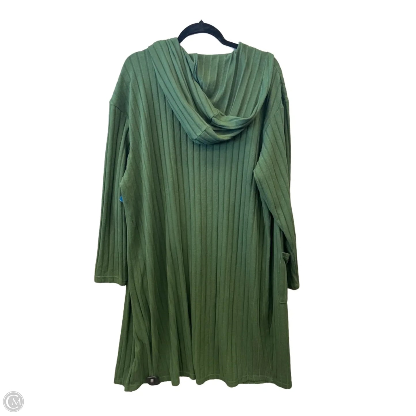 Cardigan By Clothes Mentor In Green, Size: Xl