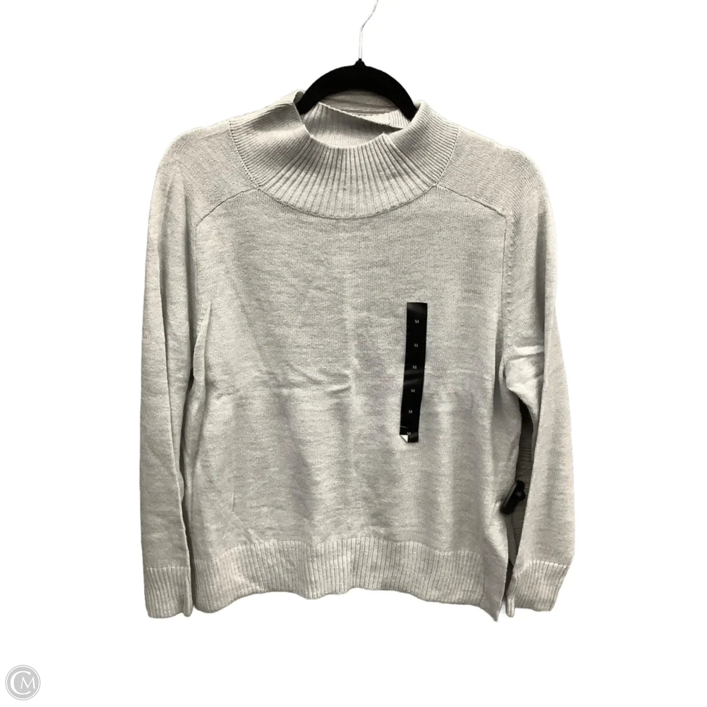 Top Long Sleeve By Banana Republic In Grey, Size: M