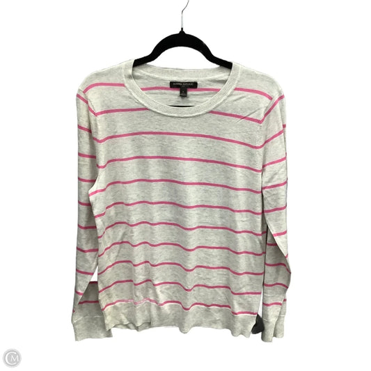 Top Long Sleeve By Banana Republic In Striped Pattern, Size: L