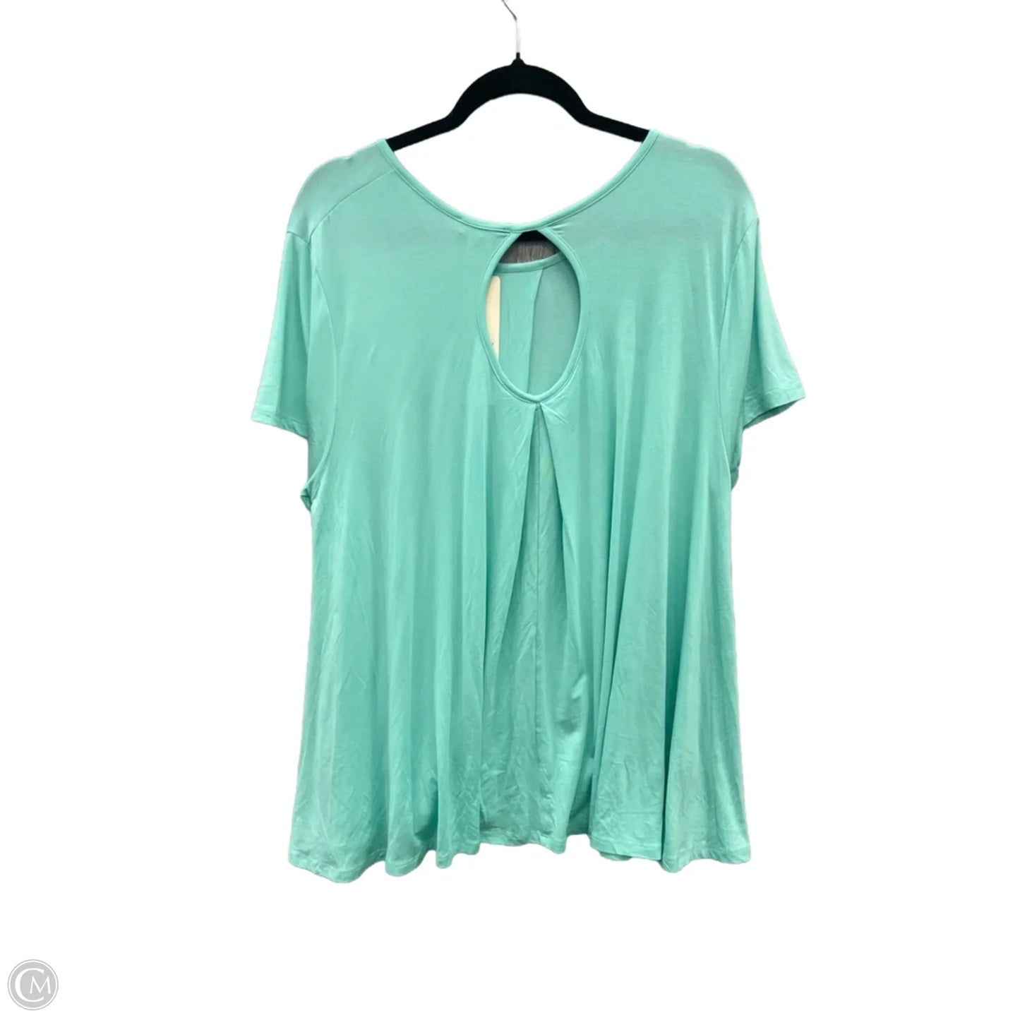 Athletic Top Short Sleeve By Yelete In Green, Size: 2x