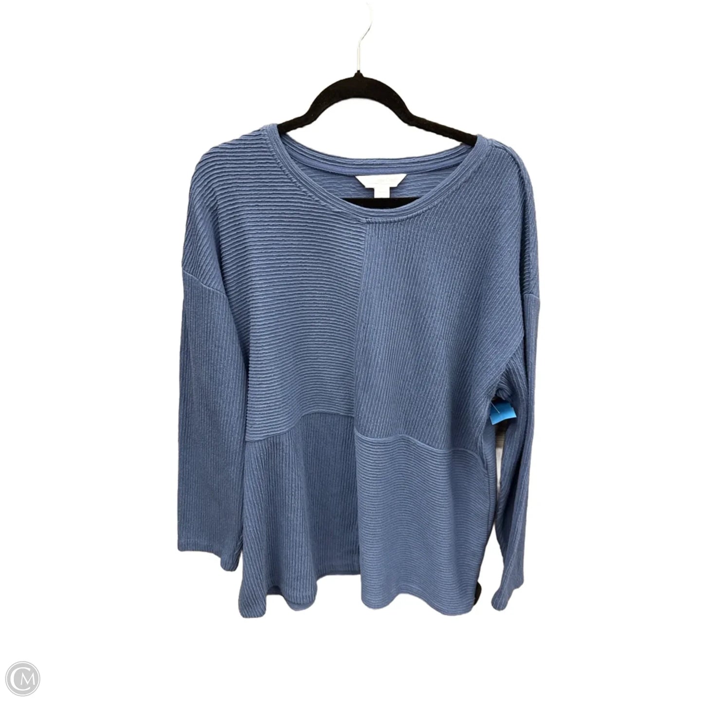 Sweatshirt Crewneck By Coldwater Creek In Blue, Size: 1x
