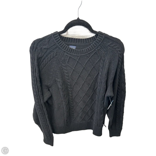 Sweater By Gap In Black, Size: L