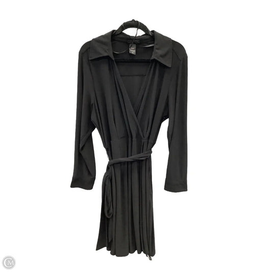 Dress Casual Midi By Lane Bryant In Black, Size: 1x