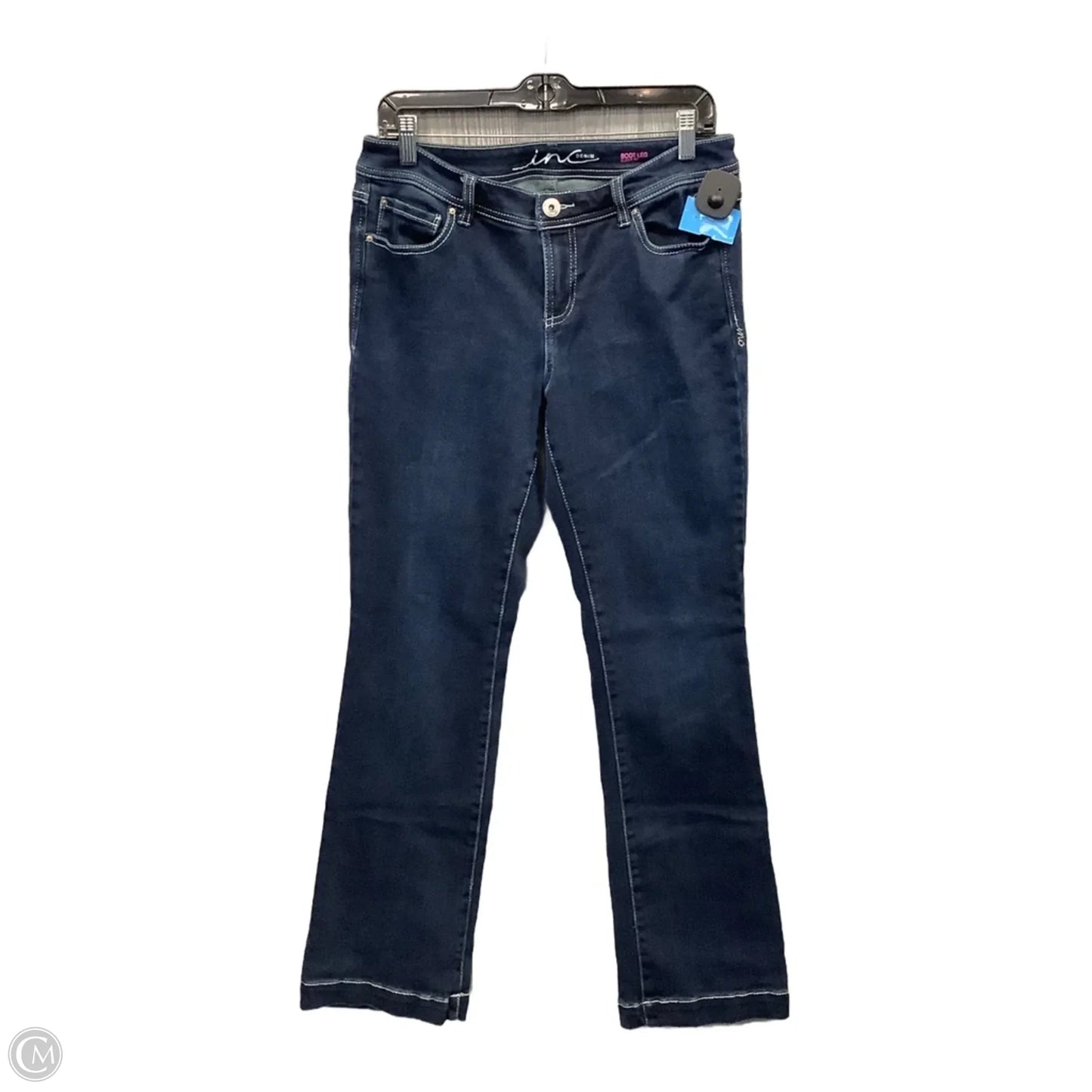Jeans Boot Cut By Inc In Blue Denim, Size: 8