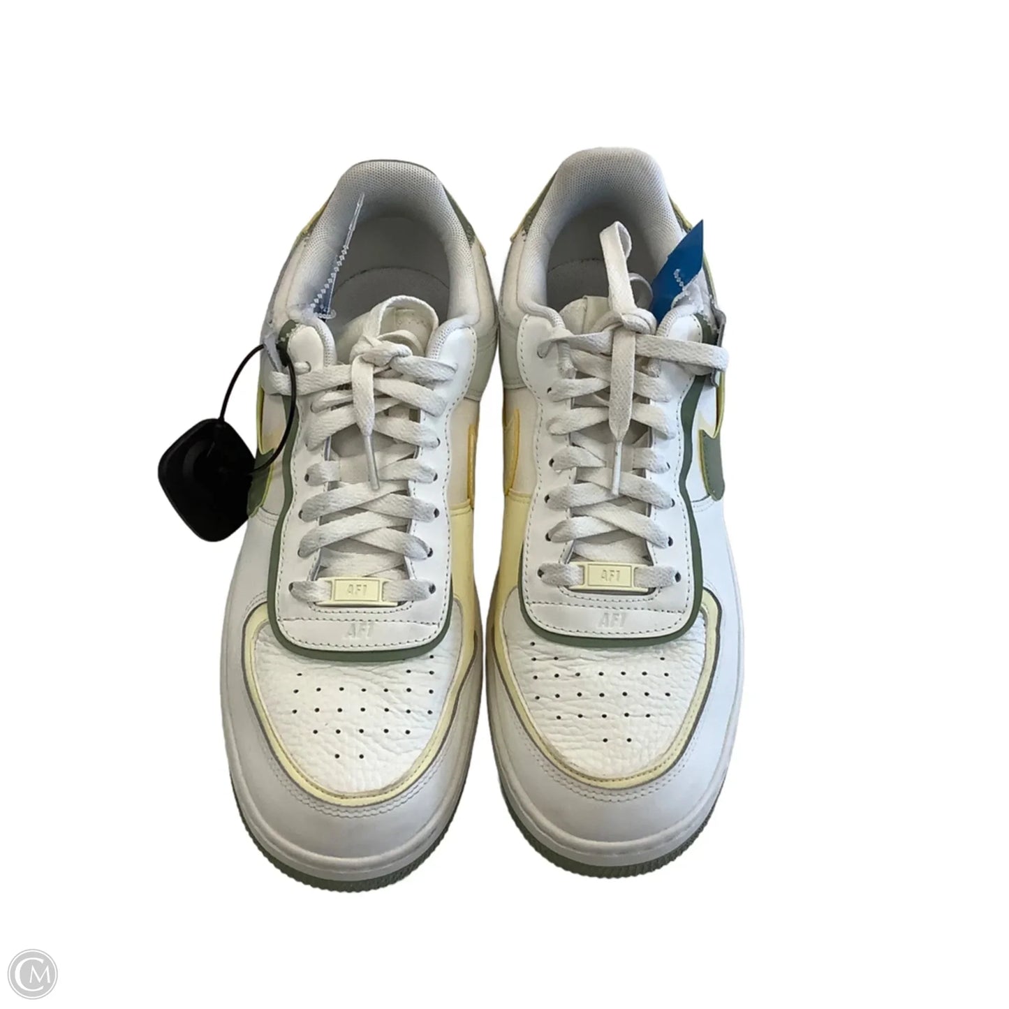 Shoes Athletic By Nike In Green & White, Size: 10.5