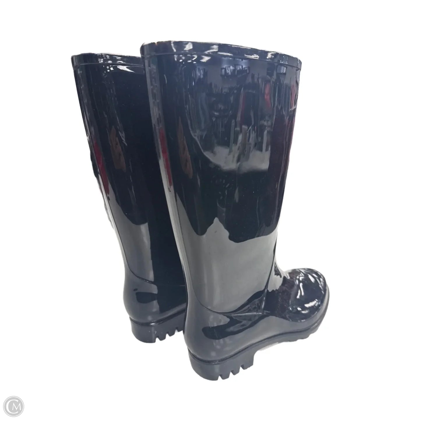 Boots Rain By Time And Tru In Black, Size: 7