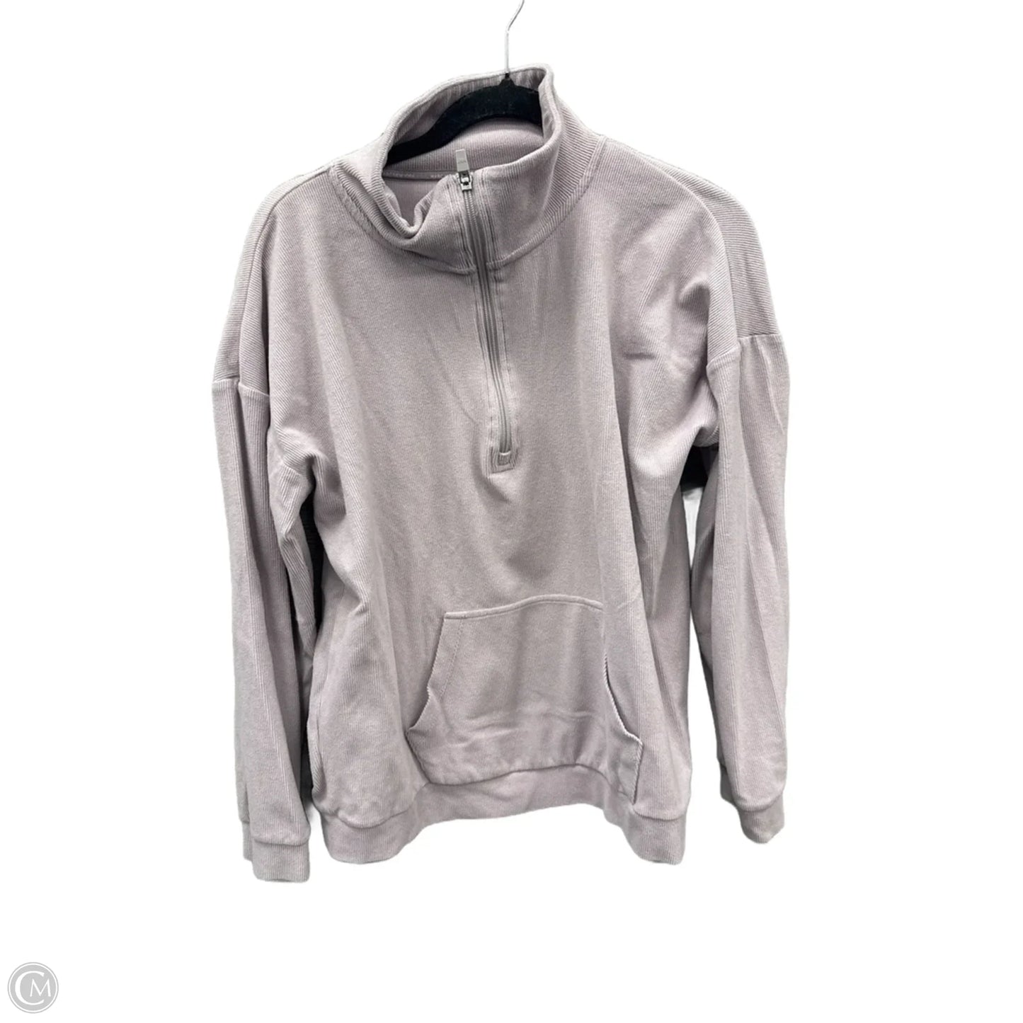 Sweatshirt Collar By Marc New York In Purple, Size: L