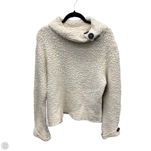 Sweater By Clothes Mentor In Cream, Size: L