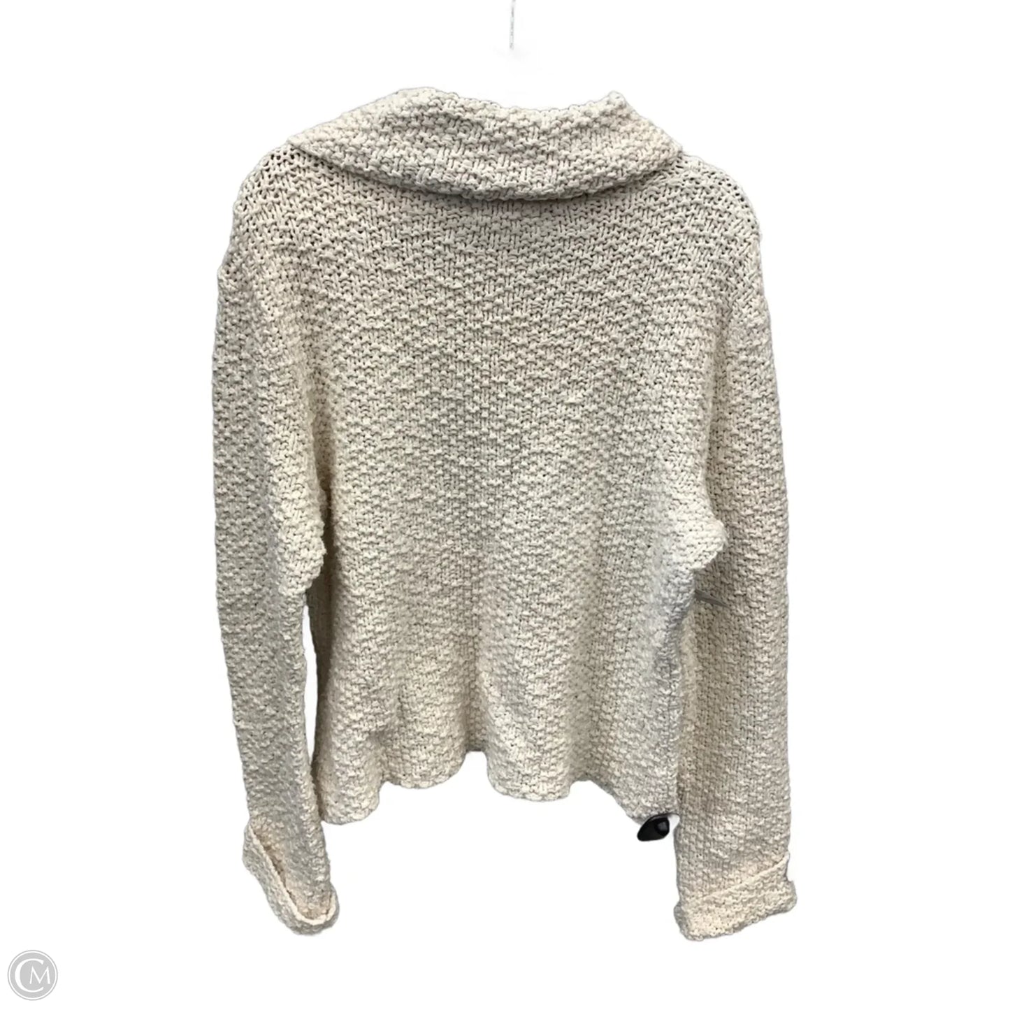 Sweater By Clothes Mentor In Cream, Size: L