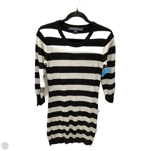 Dress Casual Midi By French Connection In Striped Pattern, Size: M