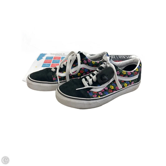 Shoes Sneakers By Vans In Floral Print, Size: 8