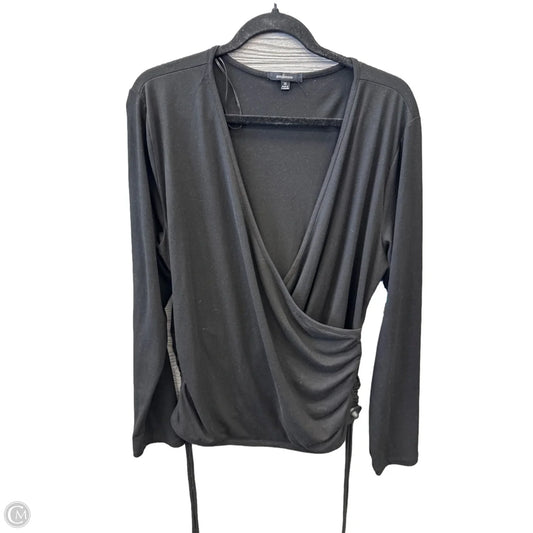 Top Long Sleeve By Shein In Black, Size: 3x