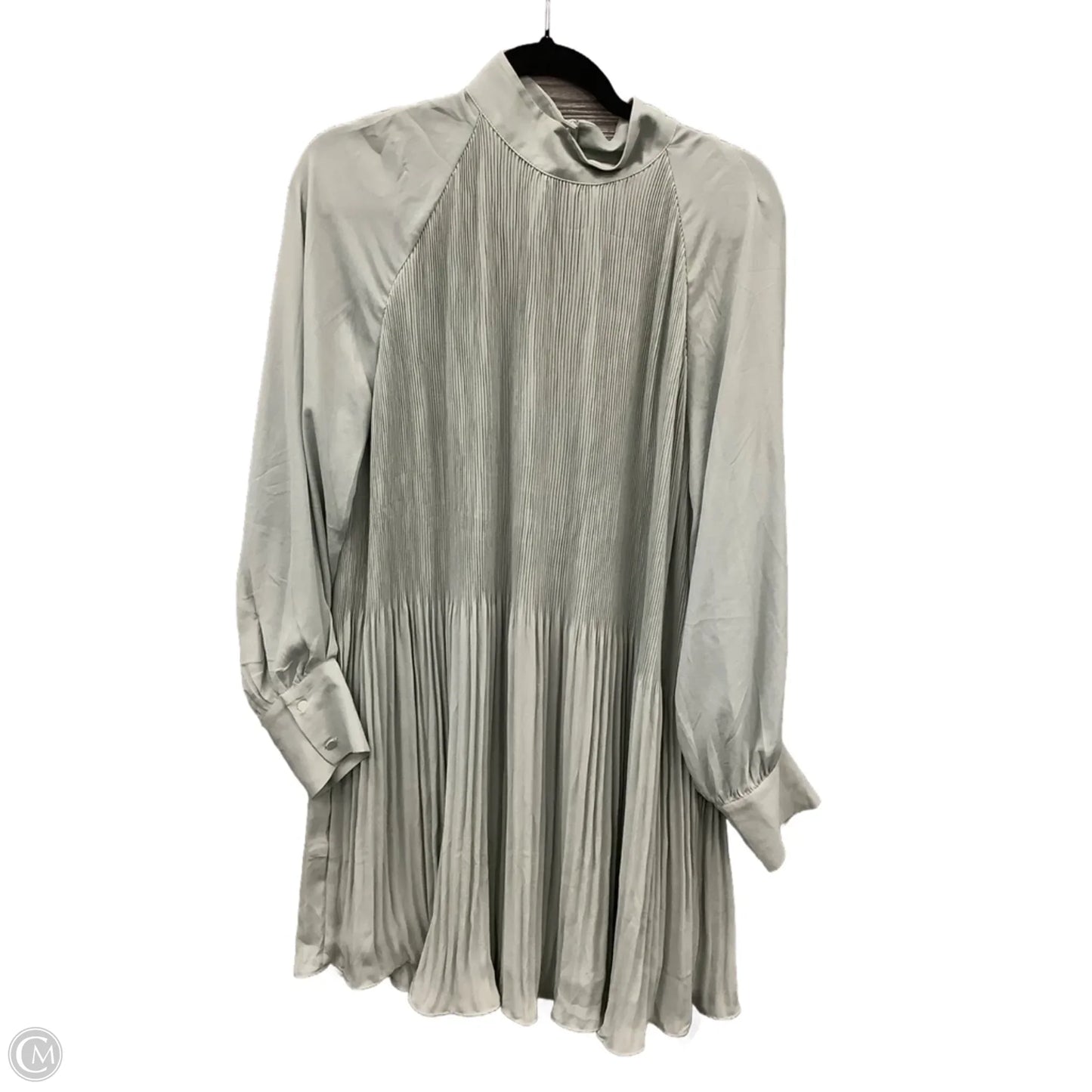 Dress Casual Midi By H&m In Green, Size: M