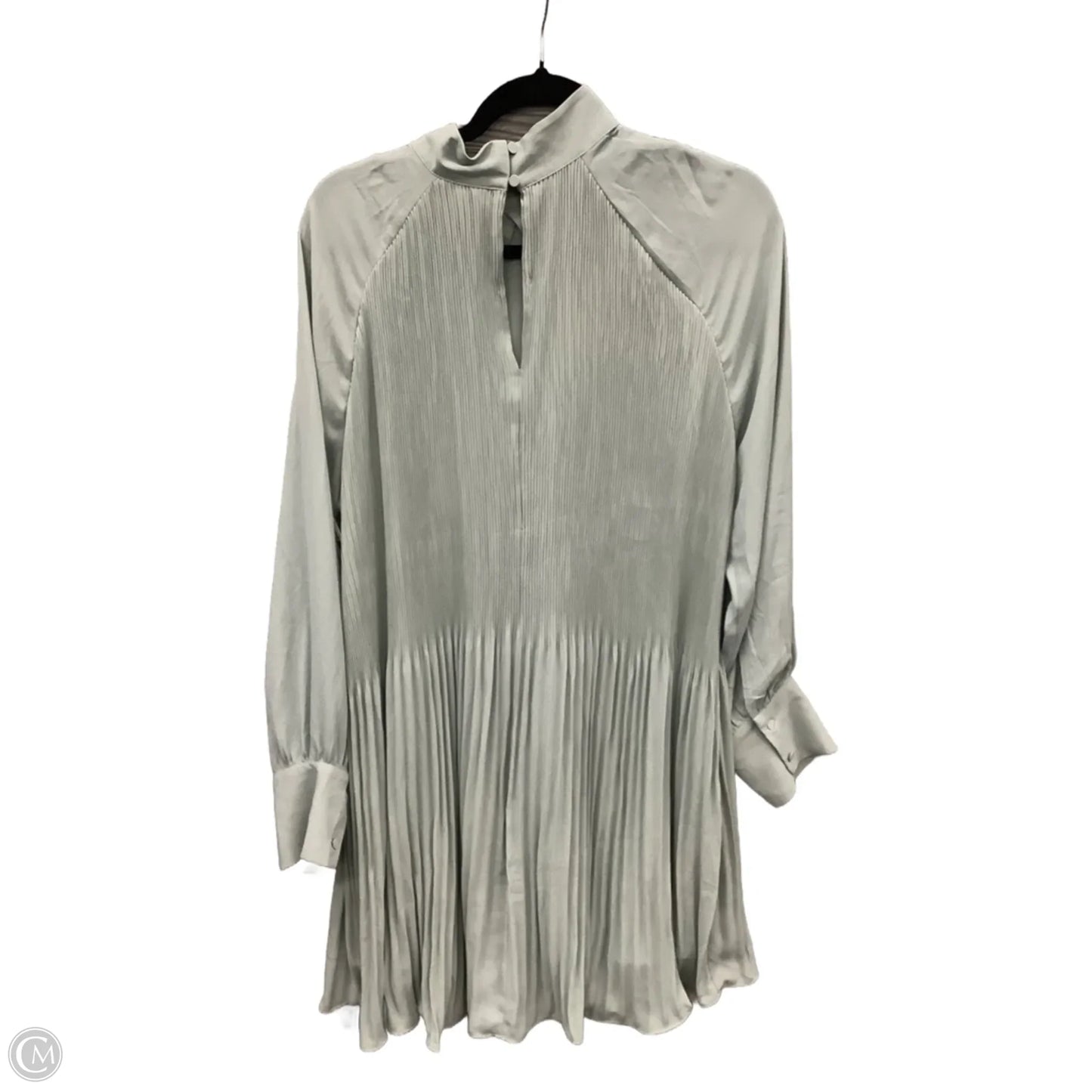 Dress Casual Midi By H&m In Green, Size: M