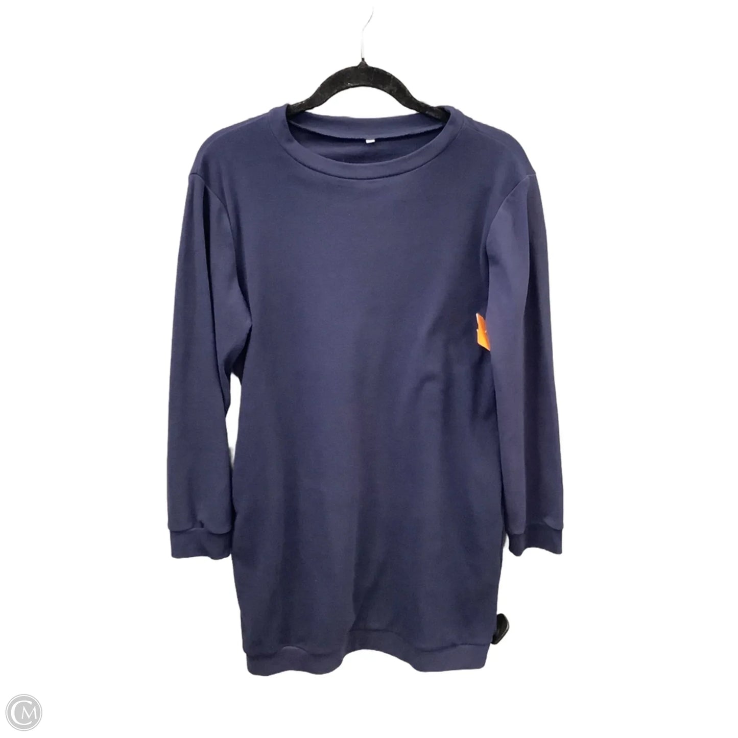 Tunic Long Sleeve By Clothes Mentor In Blue, Size: M
