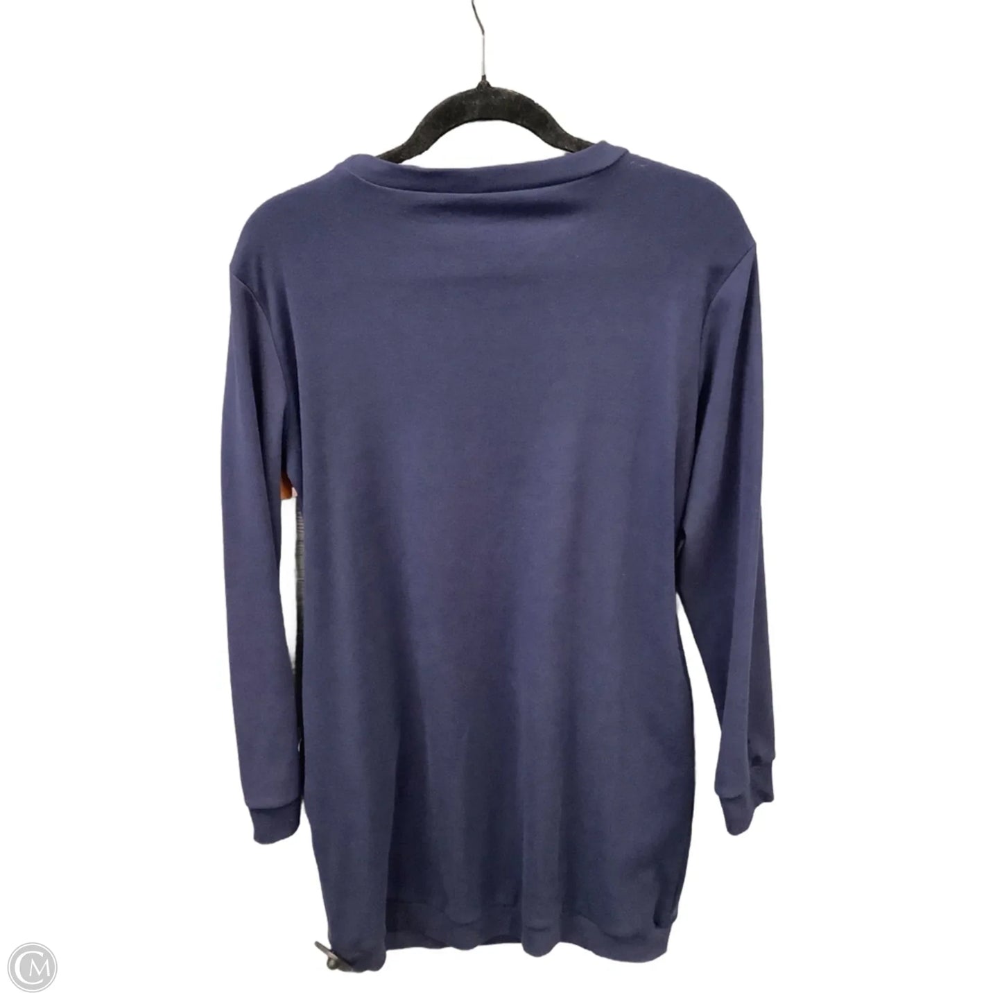 Tunic Long Sleeve By Clothes Mentor In Blue, Size: M