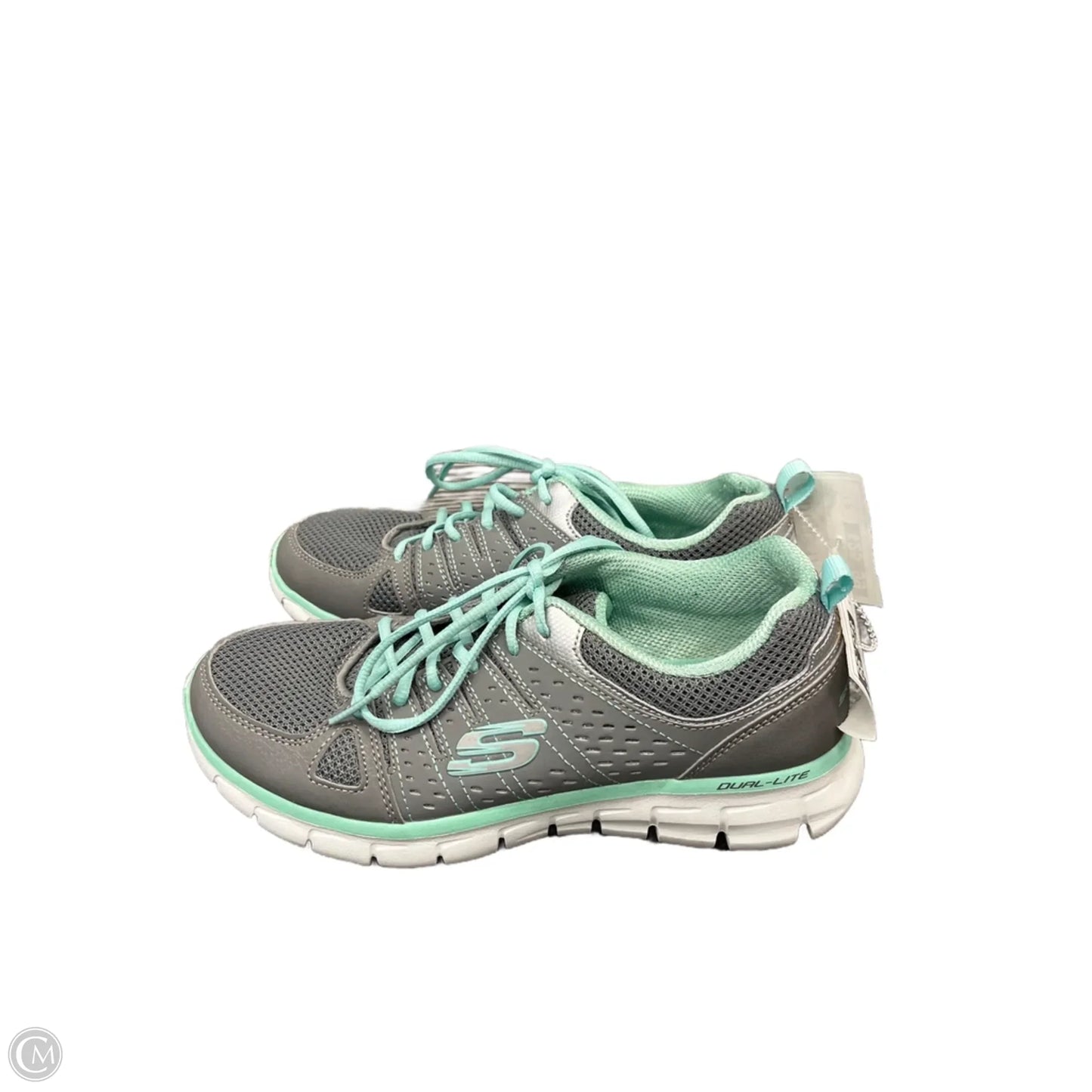 Shoes Athletic By Skechers In Grey, Size: 7.5