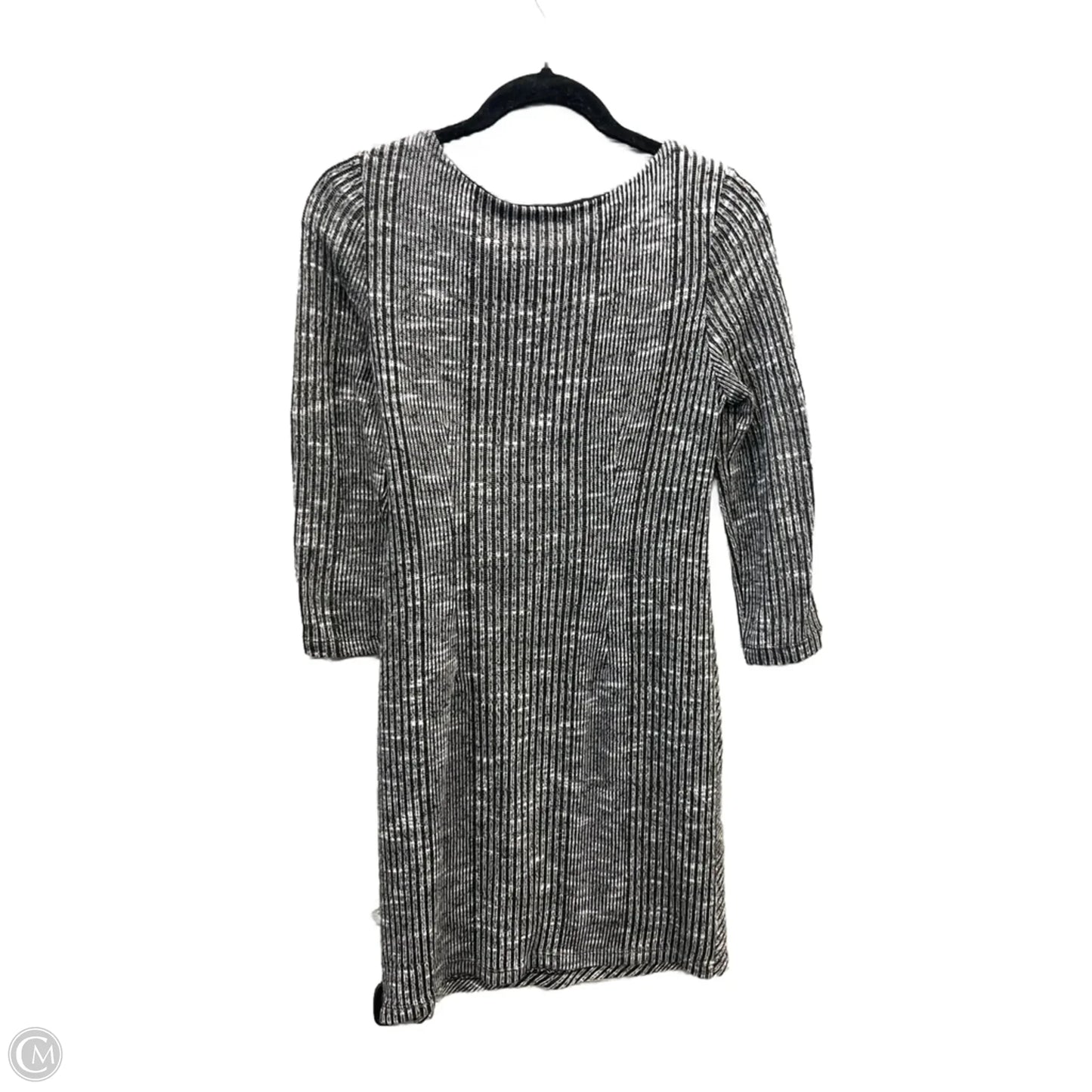 Dress Casual Midi By Sandra Darren In Grey, Size: Mp