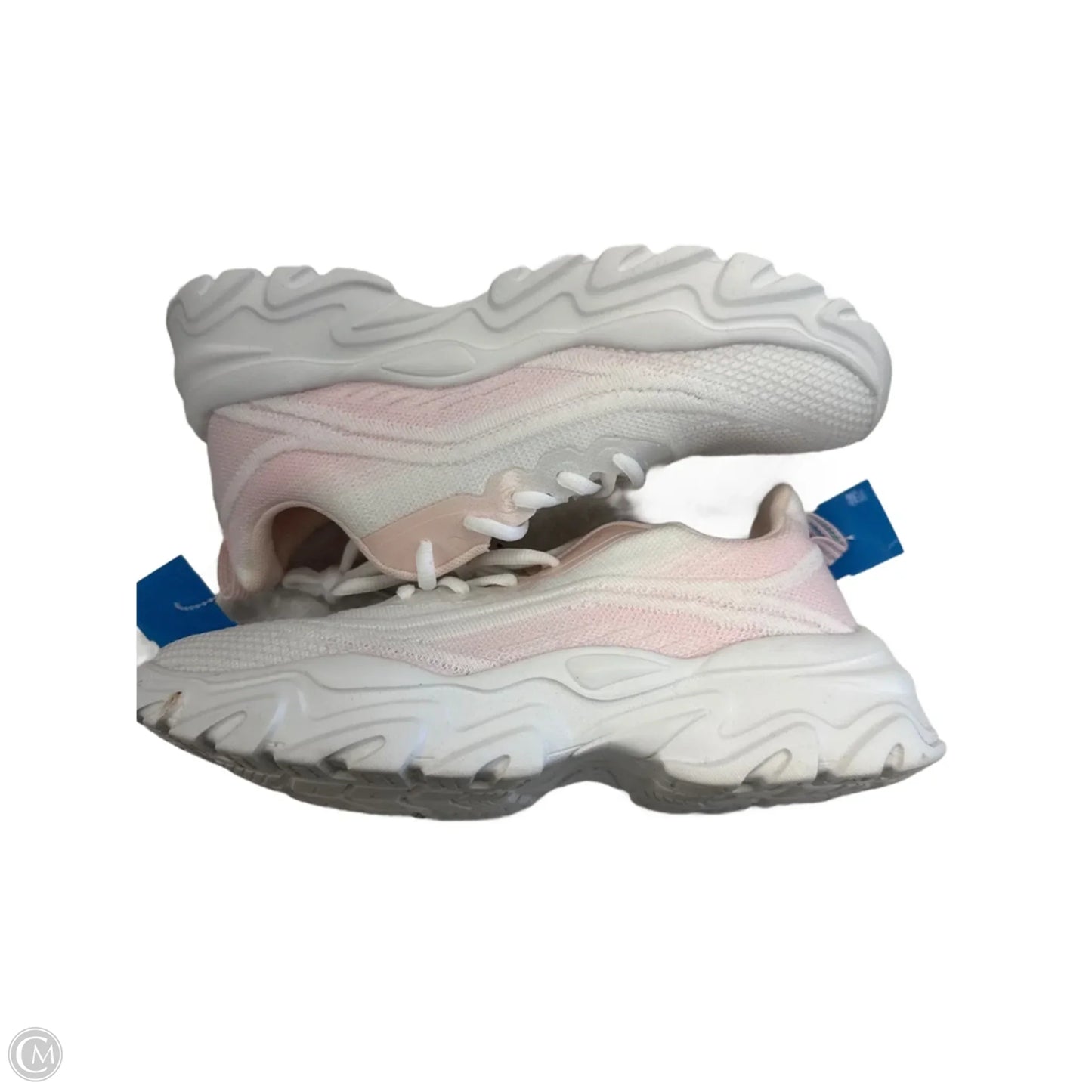 Shoes Athletic By Clothes Mentor In Pink & White, Size: 12
