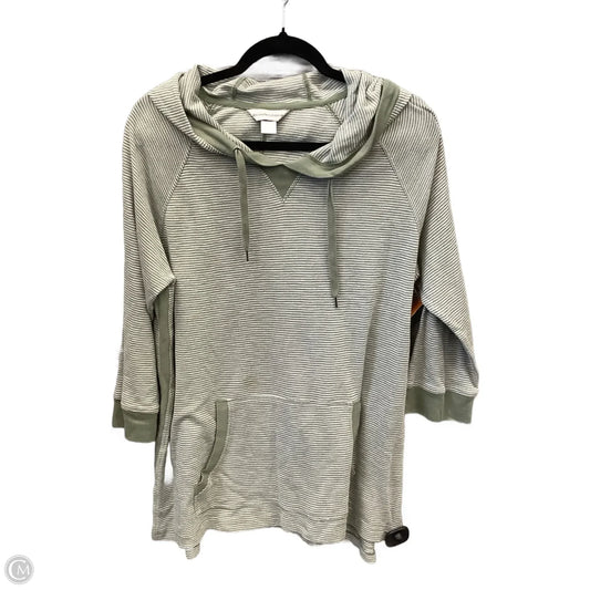 Top Long Sleeve By Christopher And Banks In Striped Pattern, Size: L