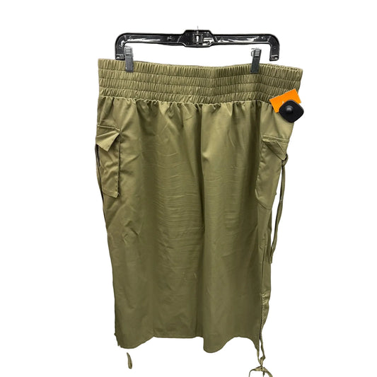 Skirt Maxi By Shein In Green, Size: 22
