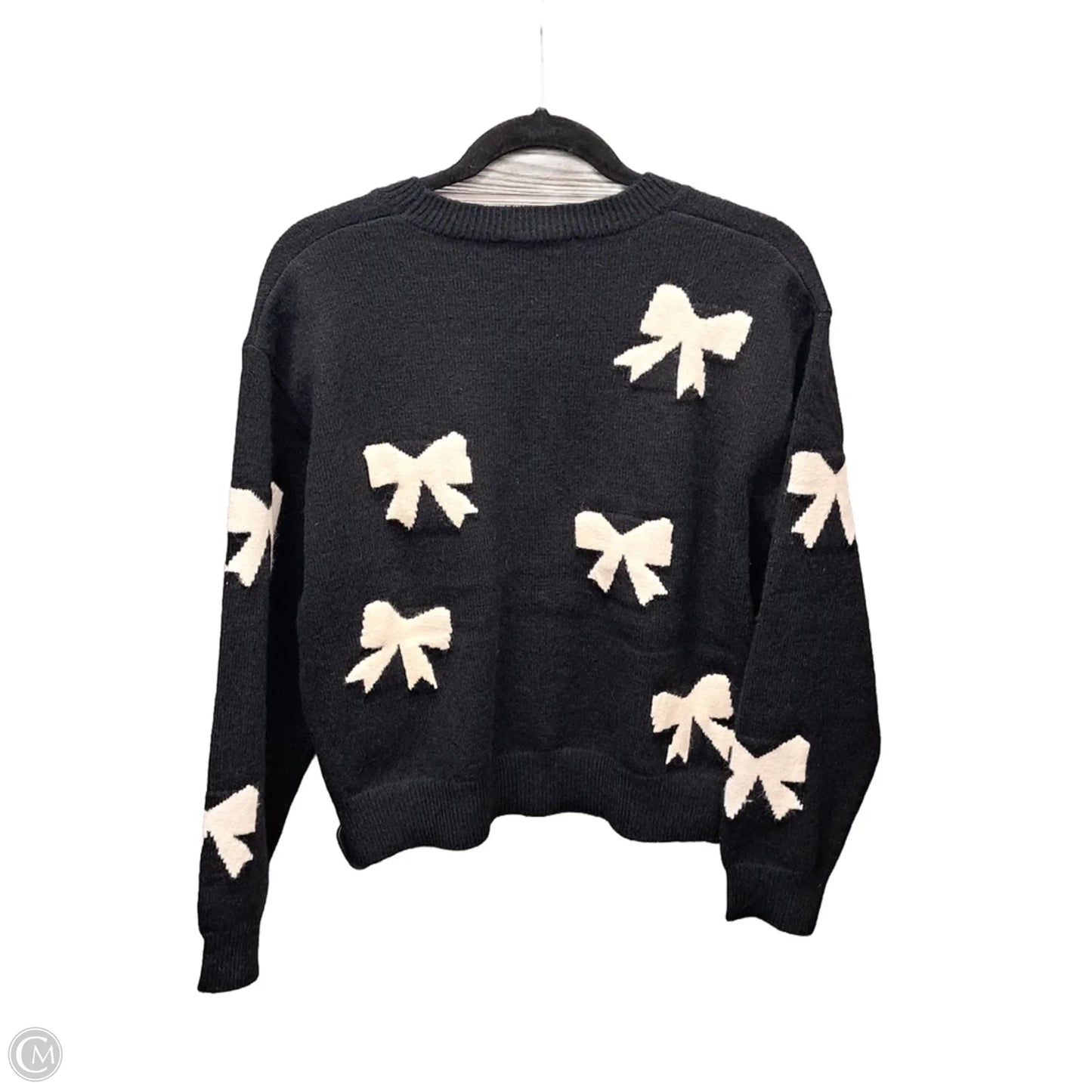 Sweater By Francesca's In Black, Size: S