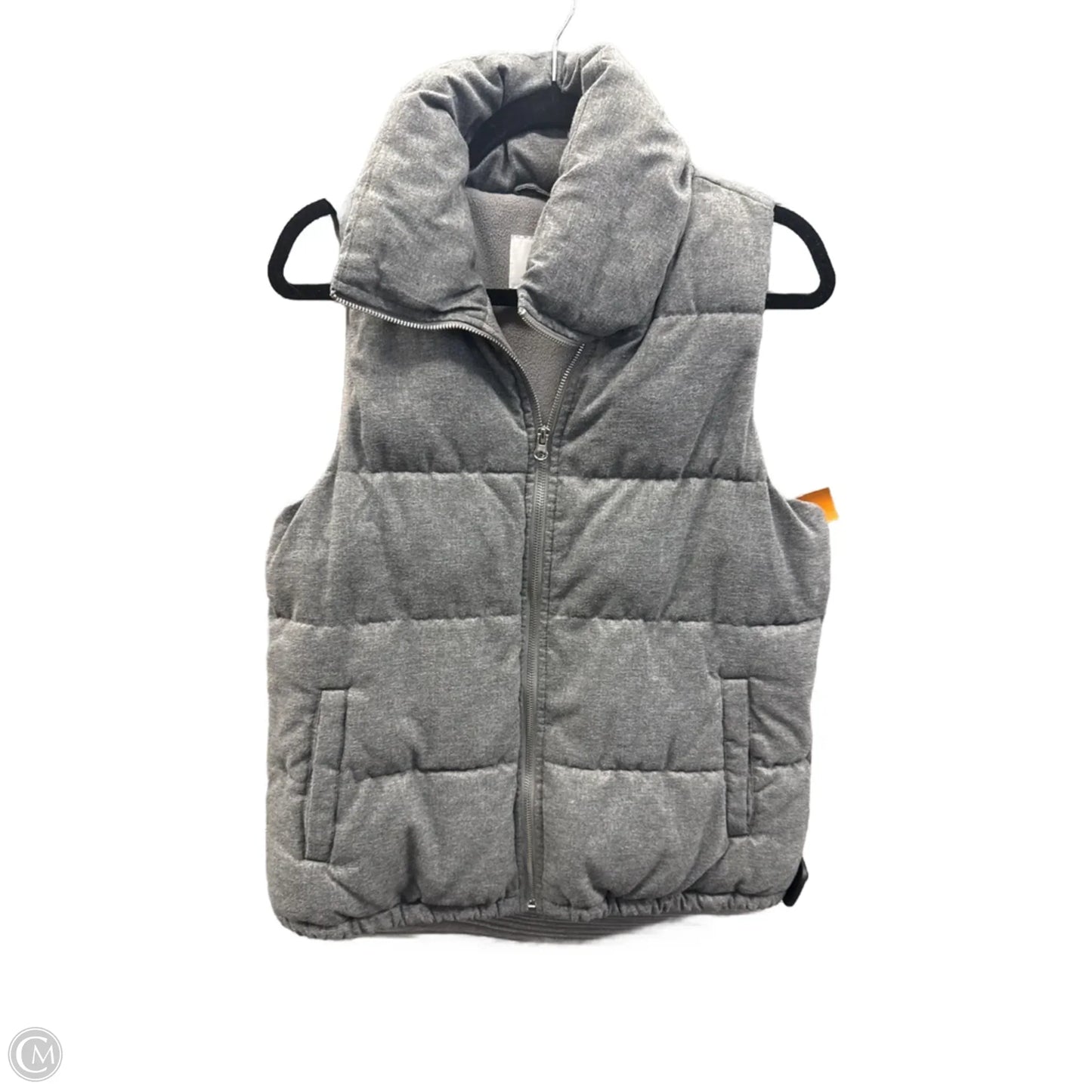 Vest Puffer & Quilted By Old Navy In Grey, Size: M