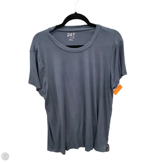 Top Short Sleeve Basic By Maurices In Blue, Size: Xl