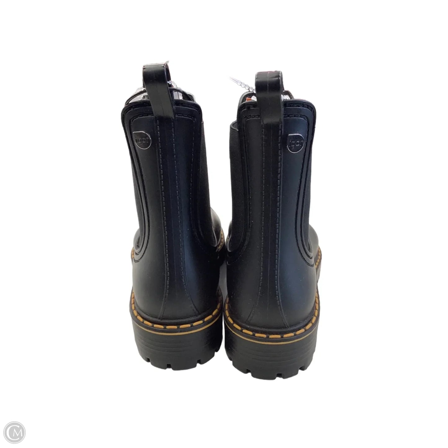 Boots Ankle Flats By Clothes Mentor In Black, Size: 7