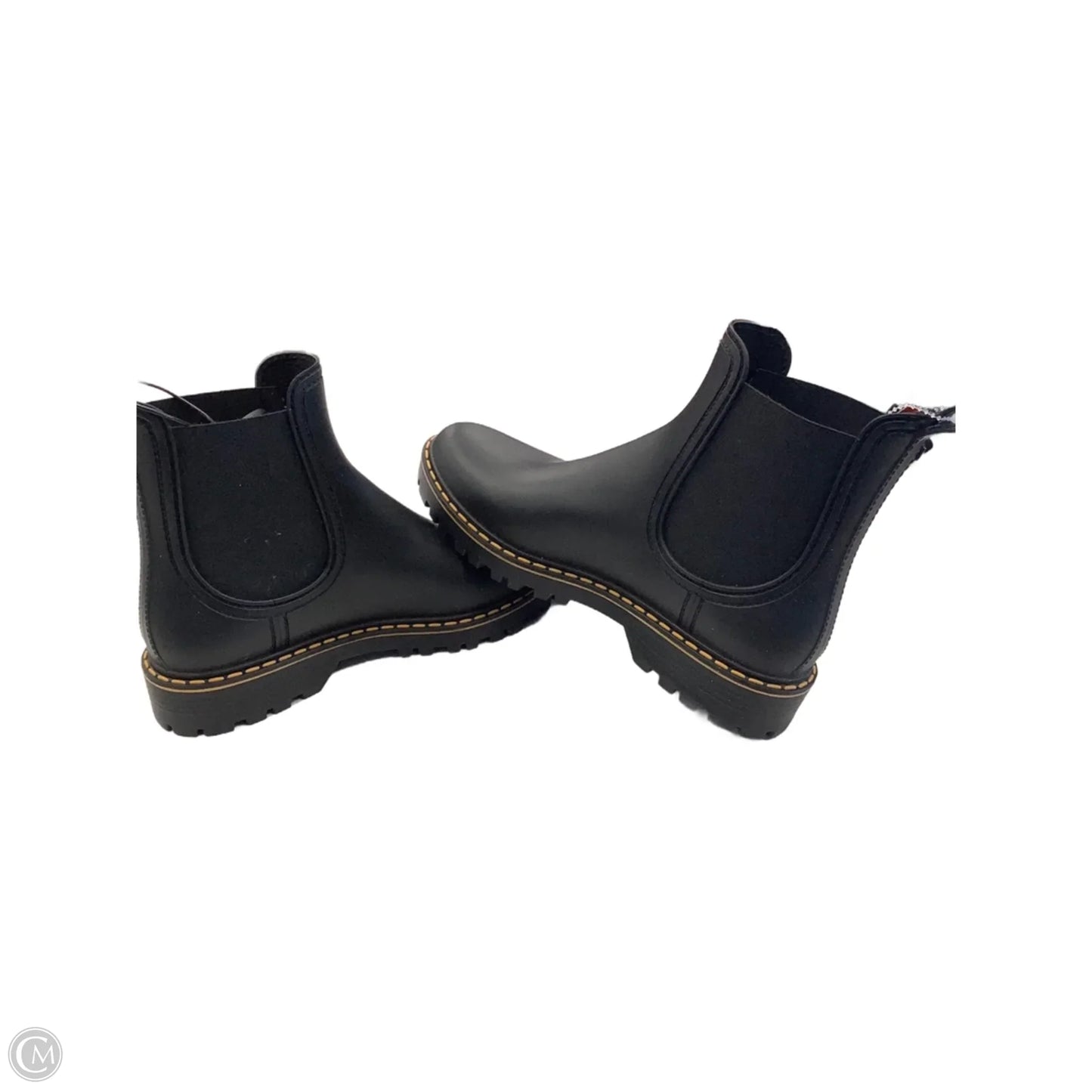 Boots Ankle Flats By Clothes Mentor In Black, Size: 7