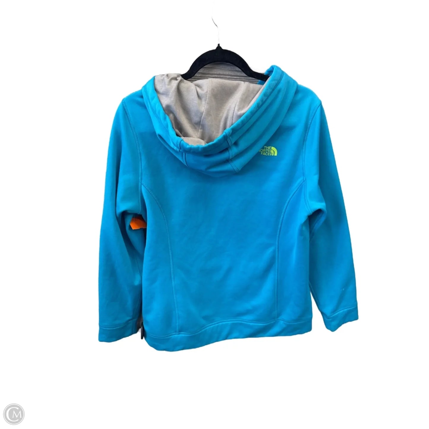 Athletic Sweatshirt Hoodie By The North Face In Blue, Size: L