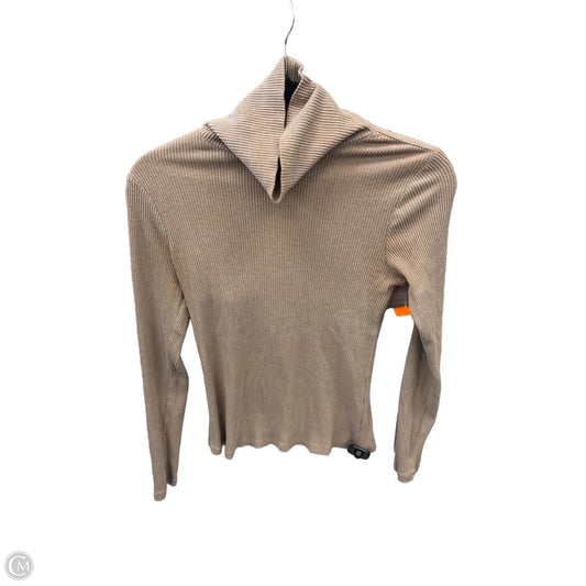 Top Long Sleeve By Old Navy In Brown, Size: M