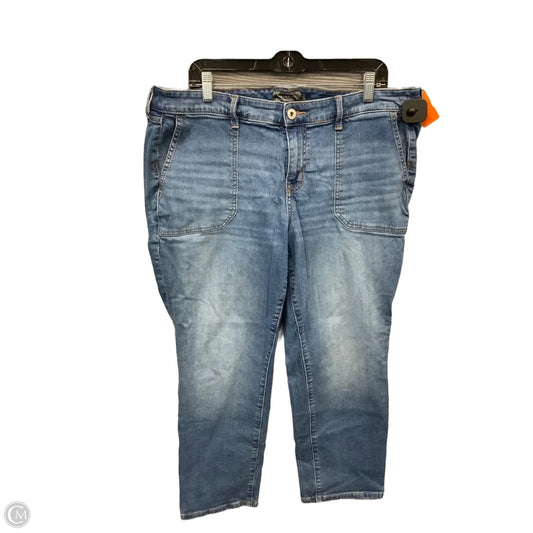 Jeans Skinny By Torrid In Blue Denim, Size: 18