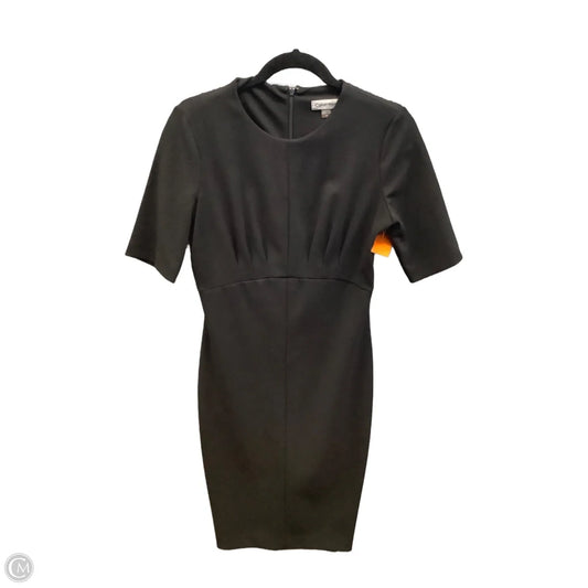 Dress Work By Calvin Klein In Black, Size: S