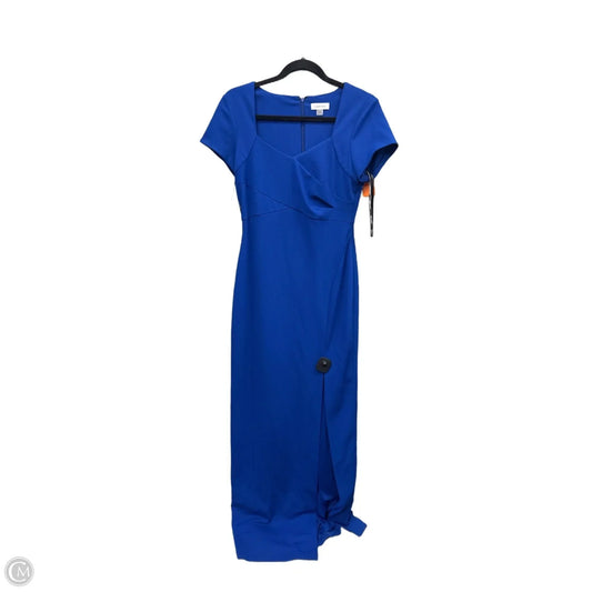 Dress Party Long By Calvin Klein In Blue, Size: S