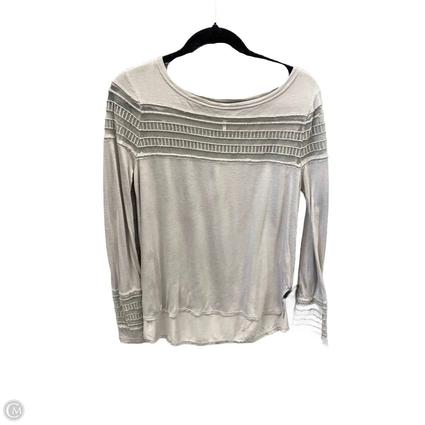 Top Long Sleeve By Free People In Grey, Size: S