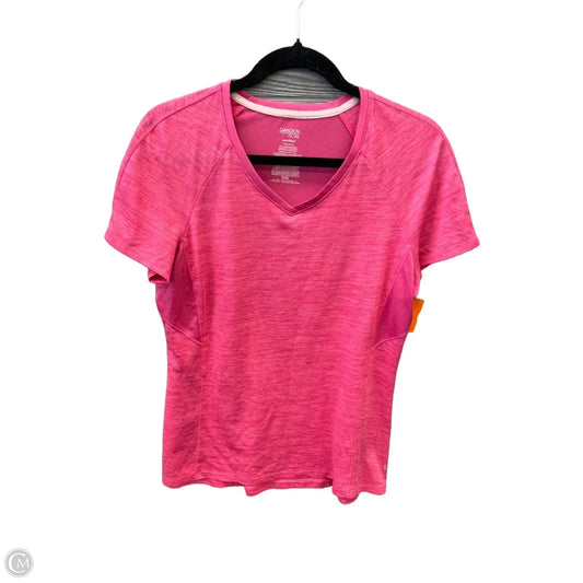 Athletic Top Short Sleeve By Danskin Now In Pink, Size: L