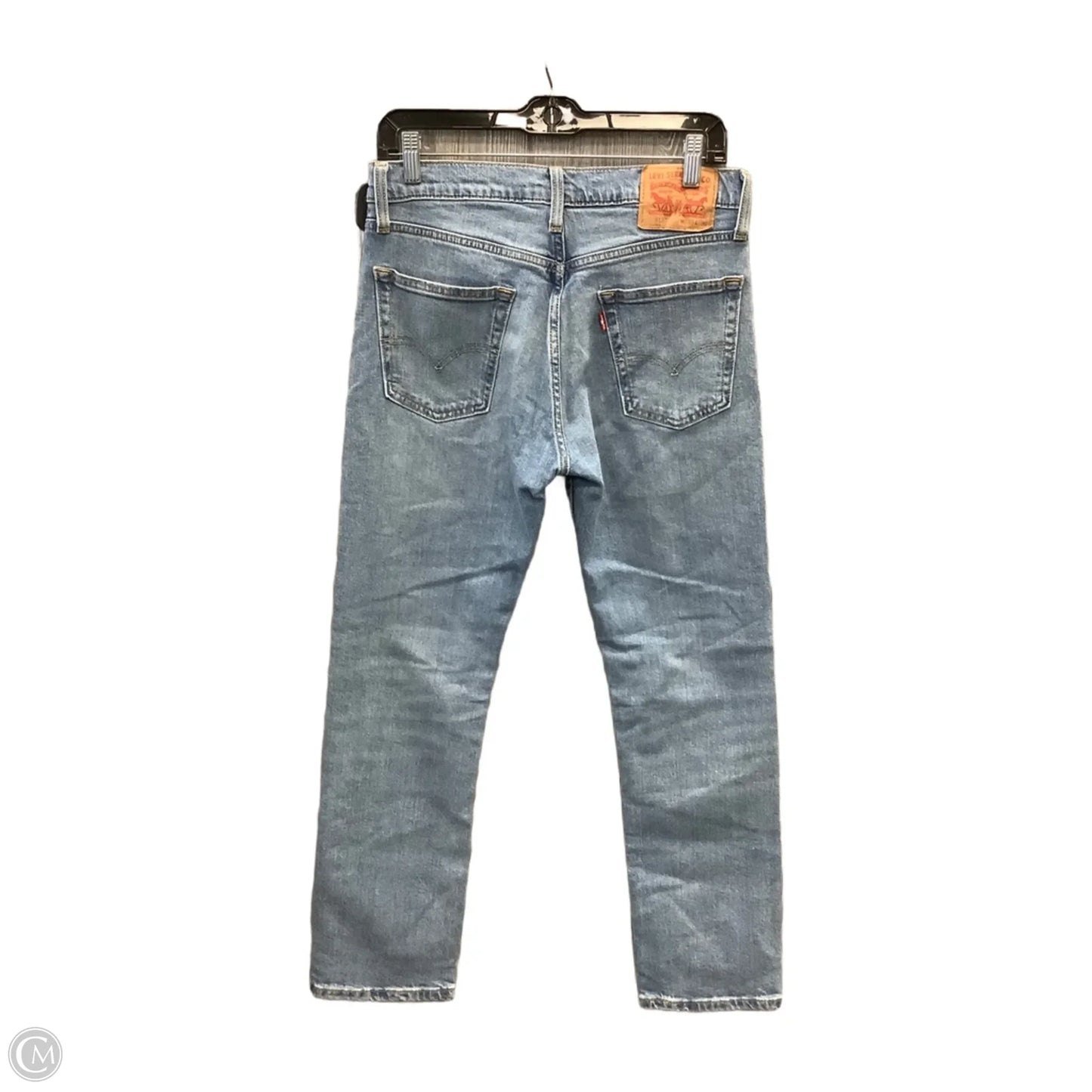 Jeans Straight By Levis In Blue Denim, Size: 10