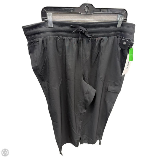 Athletic Capris By Rbx In Black, Size: Xl